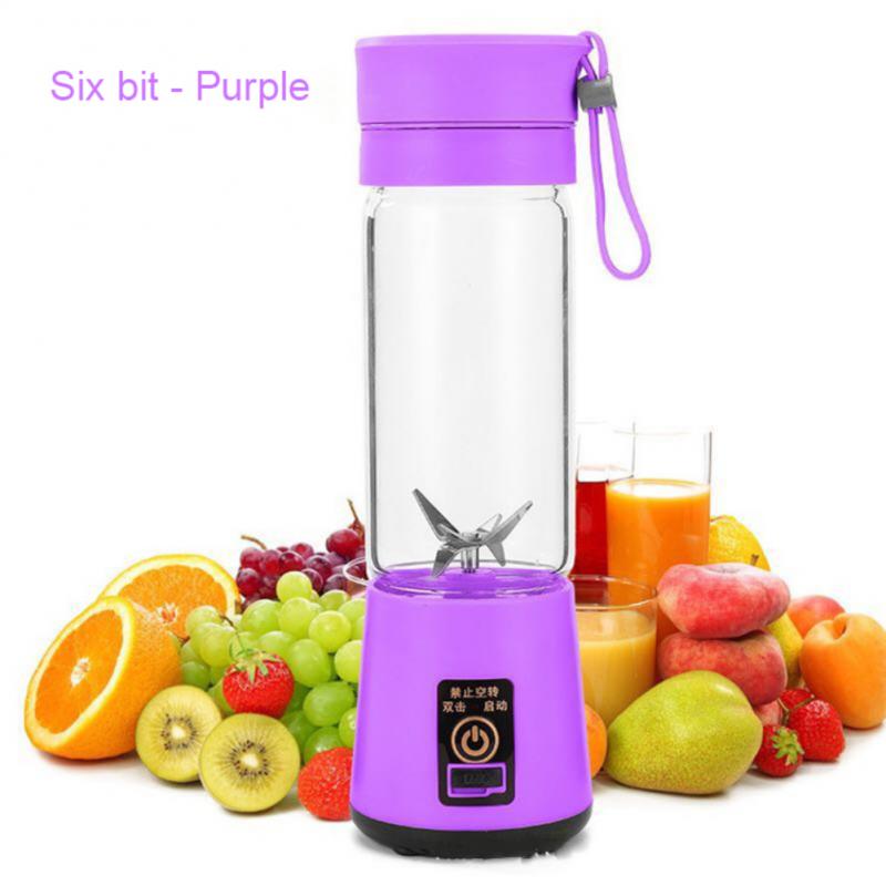 Portable Juicer Mixer Electric Handheld Juicer USB Rechargeable